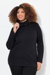 T-shirt coupe Slim Fit, manches longues et col roulé