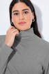 T-shirt coupe Slim Fit, manches longues et col roulé