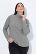 T-shirt coupe Slim Fit, manches longues et col roulé