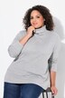 T-shirt coupe Slim Fit, manches longues et col roulé