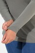 Maglia dolcevita dal taglio aderente con maniche lunghe