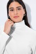 T-shirt coupe Slim Fit, manches longues et col roulé