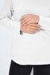 T-shirt coupe Slim Fit, manches longues et col roulé