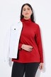 T-shirt coupe Slim Fit, manches longues et col roulé