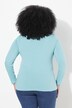 T-shirt coupe Slim Fit, manches longues et col roulé