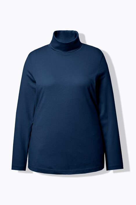 T-shirt col roulé et manches longues, coupe Slim Fit