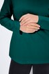 Camiseta, cuello alto, slim, manga larga