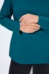 T-shirt coupe Slim Fit, manches longues et col roulé