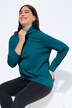 T-shirt coupe Slim Fit, manches longues et col roulé