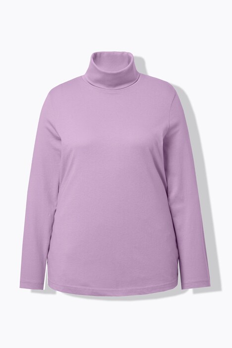 T-shirt col roulé et manches longues, coupe Slim Fit
