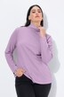 T-shirt coupe Slim Fit, manches longues et col roulé