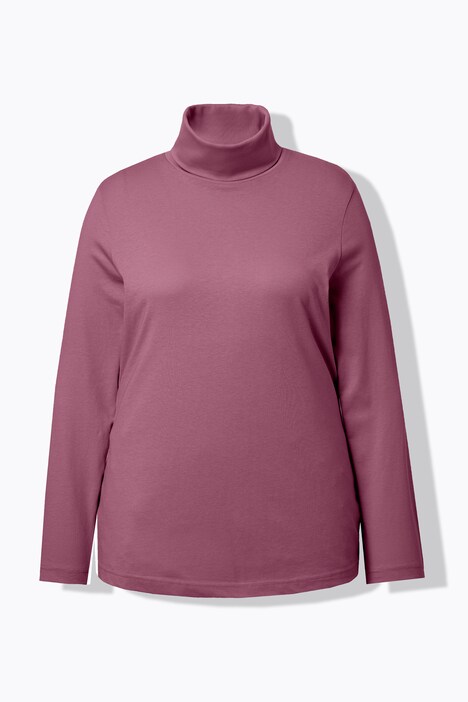 T-shirt col roulé et manches longues, coupe Slim Fit