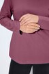 T-shirt coupe Slim Fit, manches longues et col roulé