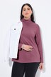 T-shirt coupe Slim Fit, manches longues et col roulé