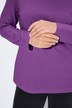 T-shirt coupe Slim Fit, manches longues et col roulé