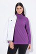 T-shirt coupe Slim Fit, manches longues et col roulé