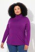 T-shirt coupe Slim Fit, manches longues et col roulé
