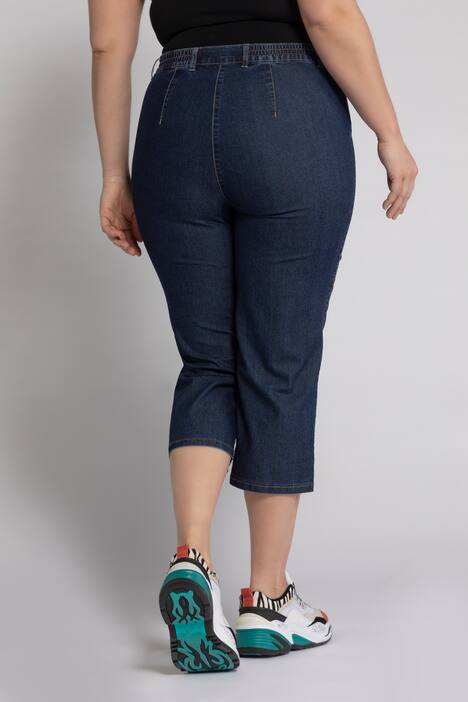 Mony Denim Stretch Capri Pants