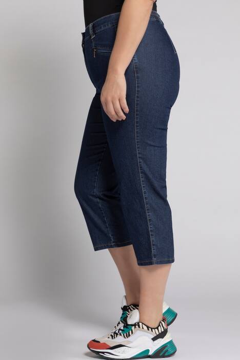 Mony Denim Stretch Capri Pants