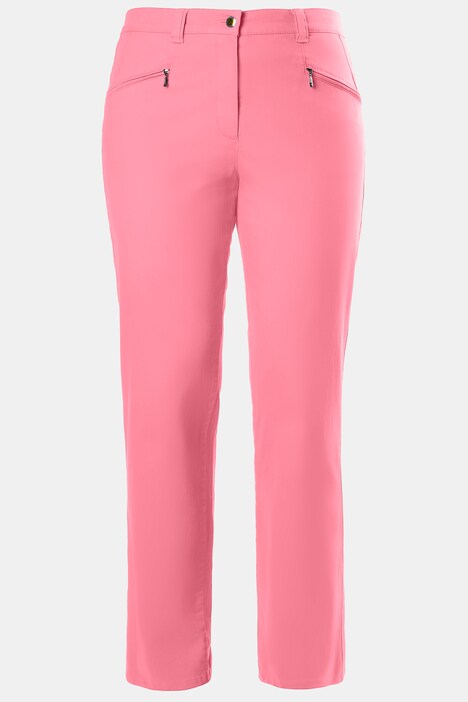 Pantalon Mony, coupe légèrement carotte, fermetures Éclair