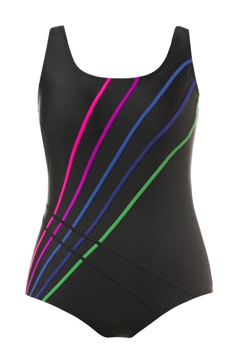 Rainbow Piped Swimsuit