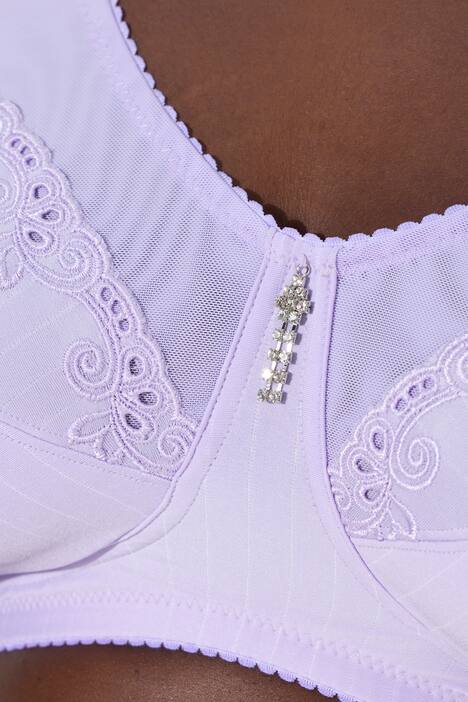 Soutien-gorge de maintien sans armatures, pendentif en strass - bonnet B-G