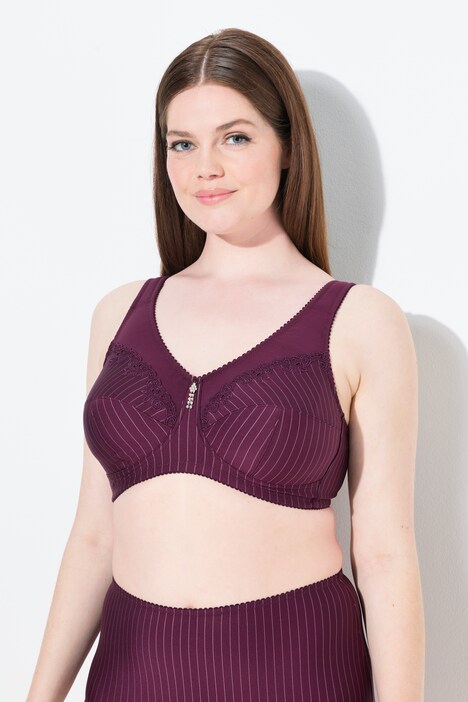 Steun beha, zonder beugel, strass-hanger, cup C - G