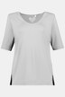 Short Sleeve Rayon Spandex Slim Fit Top