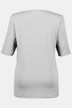 Short Sleeve Rayon Spandex Slim Fit Top