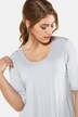 Short Sleeve Rayon Spandex Slim Fit Top