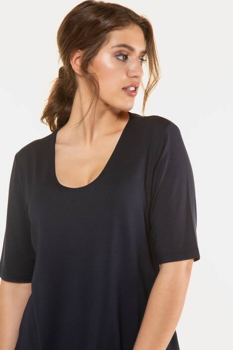 Shirt, doppelter Stoff, Stretchkomfort, Viskose-Crêpe, selection