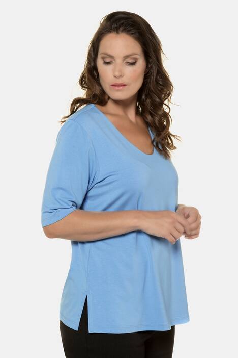 Shirt, doppelter Stoff, Stretchkomfort, Viskose-Crêpe, selection