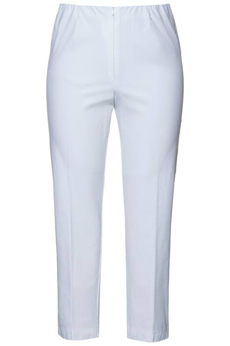 Hidden Zipper Stretch Crop Pants