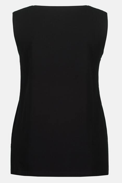 Essential Rayon Round Neck Slinky Stretch Knit Tank