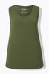 Top, ronde hals, classic, stretch, brede schouderbandjes, mouwloos