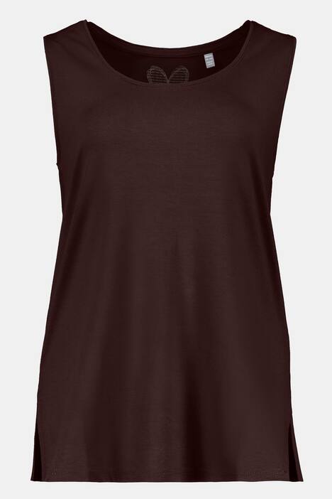 Essential Rayon Round Neck Slinky Stretch Knit Tank