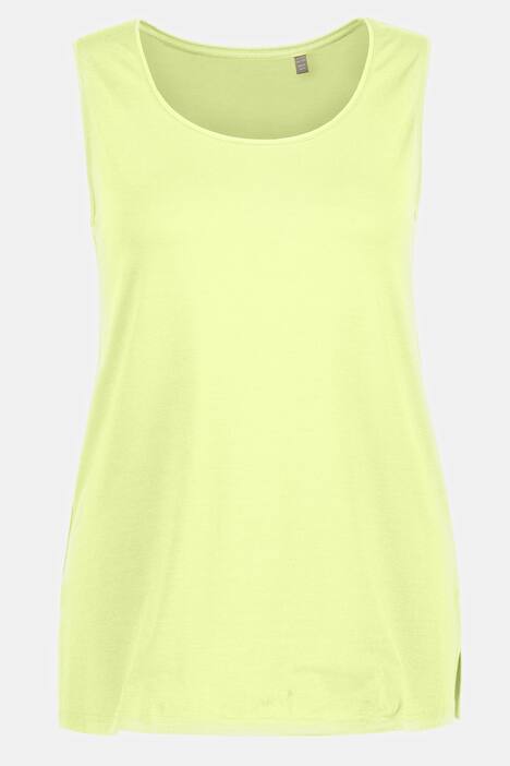 Essential Rayon Round Neck Slinky Stretch Knit Tank