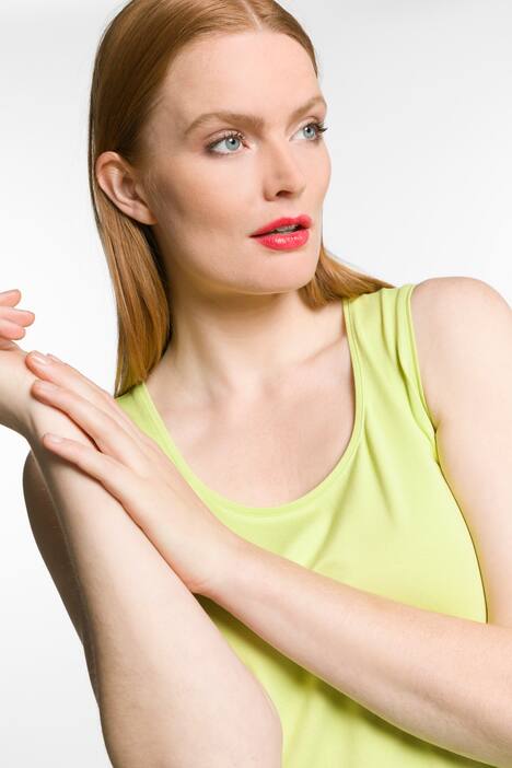 Essential Rayon Round Neck Slinky Stretch Knit Tank