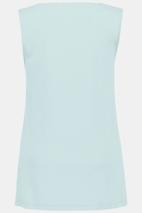 Essential Rayon Round Neck Slinky Stretch Knit Tank