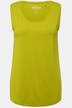 Top, ronde hals, classic, stretch, brede schouderbandjes, mouwloos