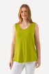 Top, ronde hals, classic, stretch, brede schouderbandjes, mouwloos