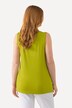 Top, ronde hals, classic, stretch, brede schouderbandjes, mouwloos