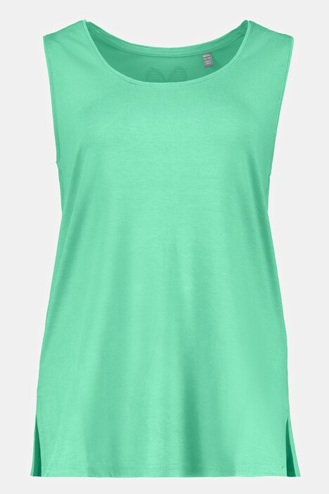 Essential Rayon Round Neck Slinky Stretch Knit Tank