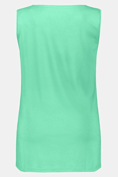 Essential Rayon Round Neck Slinky Stretch Knit Tank