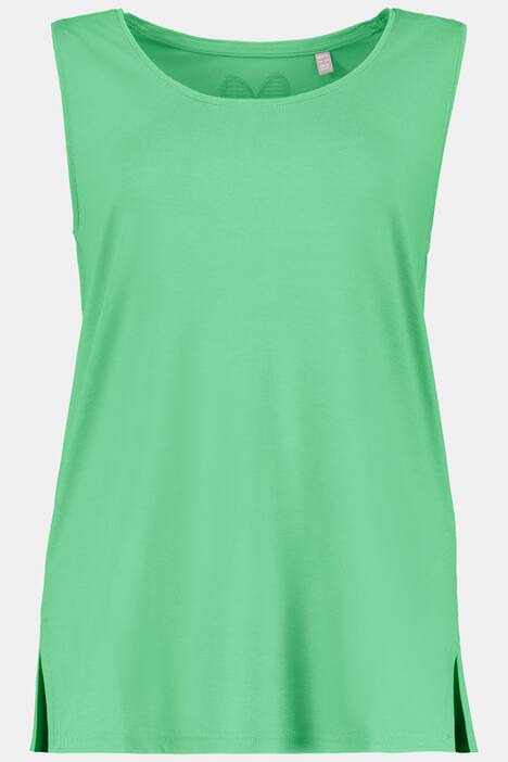 Essential Rayon Round Neck Slinky Stretch Knit Tank