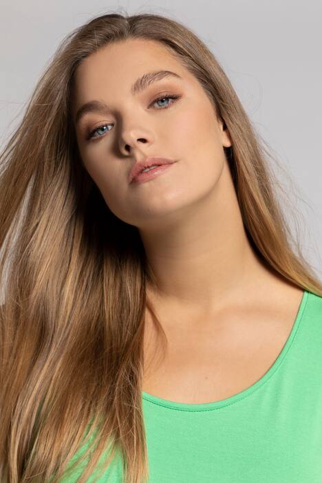 Essential Rayon Round Neck Slinky Stretch Knit Tank