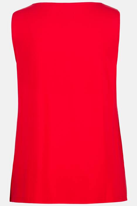 Essential Rayon Round Neck Slinky Stretch Knit Tank
