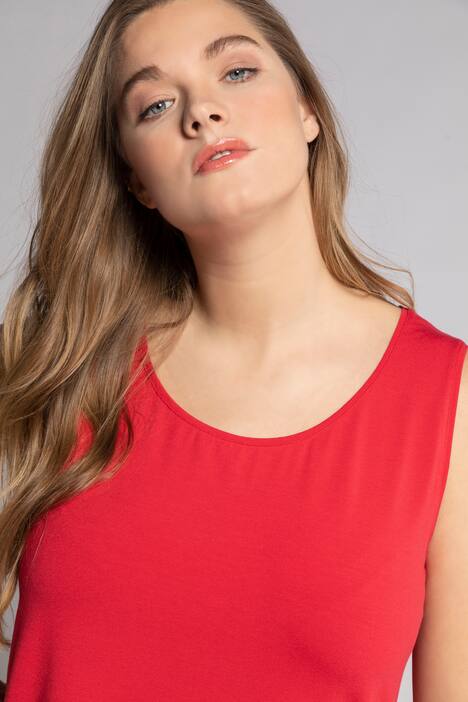 Essential Rayon Round Neck Slinky Stretch Knit Tank