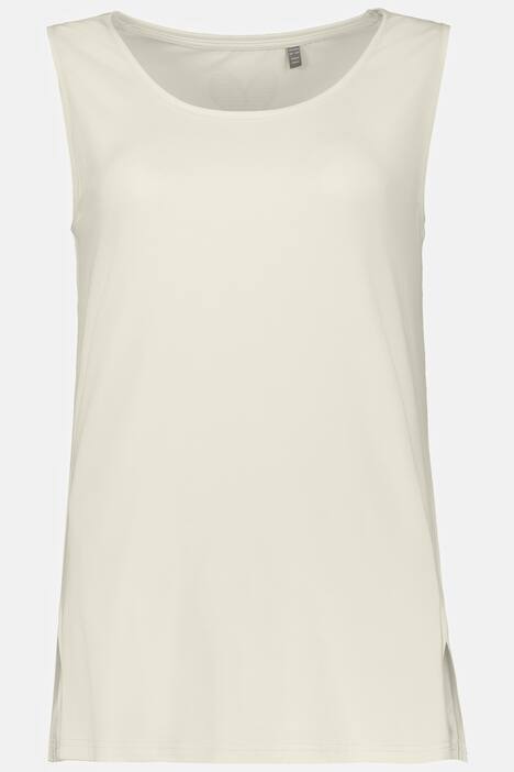 Essential Rayon Round Neck Slinky Stretch Knit Tank