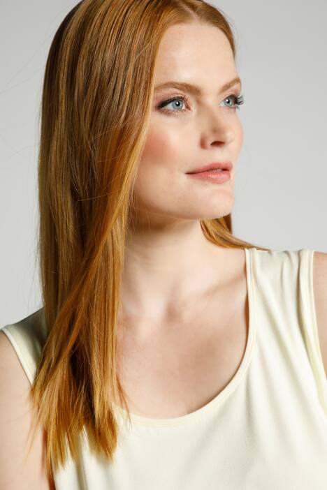 Essential Rayon Round Neck Slinky Stretch Knit Tank